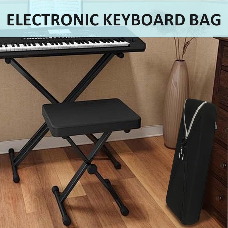 GETTOONE Electronic Keyboard Bag Piano Dust Cover Bag with Adjustable Straps Easy to Carry (22 * 6.5 * 2.5 Inch) - Image 5